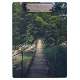 イドリジシンプルカ・スラブ川にかかる吊り橋 クリップボード