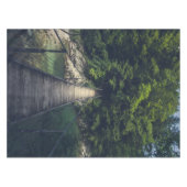 イドリジシンプルカ・スラブ川にかかる吊り橋 テーブルクロス (正面(横))