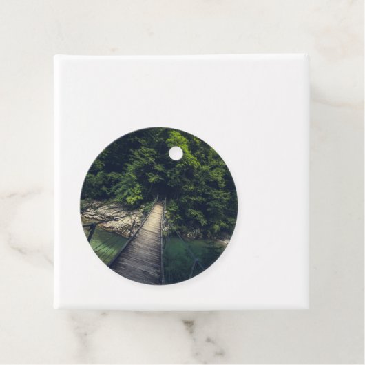 イドリジシンプルカ・スラブ川にかかる吊り橋 フェイバータグ (インサイチュ)