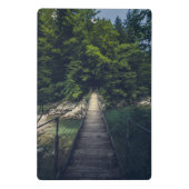 イドリジシンプルカ・スラブ川にかかる吊り橋 ミニクリップボード (裏面)