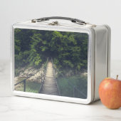 イドリジシンプルカ・スラブ川にかかる吊り橋 メタルランチボックス (インサイチュ)