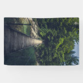 イドリジシンプルカ・スラブ川にかかる吊り橋 横断幕 (横)