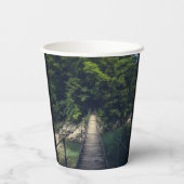 イドリジシンプルカ・スラブ川にかかる吊り橋 紙コップ (裏面)