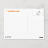 イドルツココラツココ ポストカード (裏面)