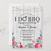 イドーBBQ婚約パーティグレーウッド招待状 招待状 (正面)