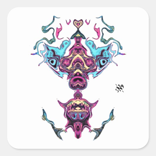 イド祈ル神 スクエアシール (正面)