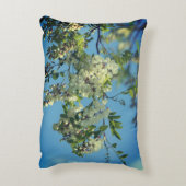 イナゴの白い花 アクセントクッション (裏面(縦))