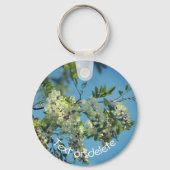 イナゴの花パーソナライズされた キーホルダー (裏面)