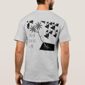 イナゴは来 Tシャツ (裏面)