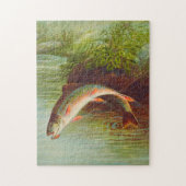 イナゴイのヴィンテージ図解入りの、写真付きの ジグソーパズル (縦)