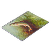 イナゴイのヴィンテージ図解入りの、写真付きの ノートブック (左側)