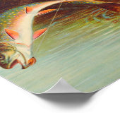 イナゴイのヴィンテージ図解入りの、写真付きの ポスター (角)