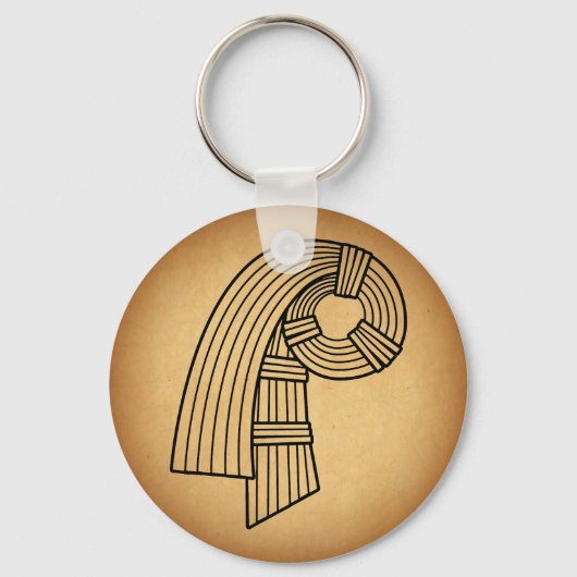 イナンナの結び目 キーホルダー (正面)