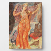 イナンナ/イシュタル異教のウィッカ信者女神の祭壇プラーク フォトプラーク (正面)