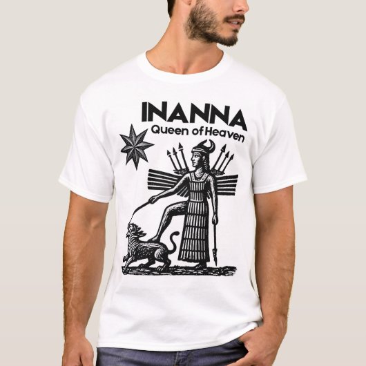 イナンナ イシュタル 天上の女王 Tシャツ (正面)