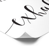 イナーレエクシェールヨガ瞑想モダンタイポグラフィ ポスター (角)