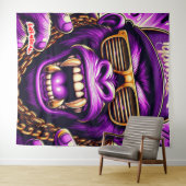 イニカル不機嫌ゴリラ タペストリー (インサイチュ(横))