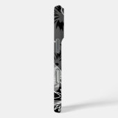 イニキポイントハワイアンハイビスカスフローラブラック Case-Mate iPhoneケース (裏面 / 右)