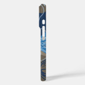 イニキポイントハワイアンハイビスカスフローラブルー Case-Mate iPhoneケース (裏面 / 左)