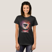 イニシアチブの目の女性の宇宙基本 Tシャツ (正面フル)