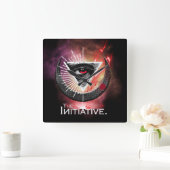 イニシアチブの目コズミック・ベーシック スクエア壁時計 (ホーム)