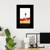 イニシアチブやる気を起こさせるパロディのポスター ポスター (ホームオフィス)