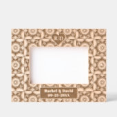 イニシクラシックャスとハートのパタ結婚ーン レーザー彫刻フレーム (正面)