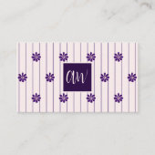 イニシャルお会いできて嬉しい！我々とつながれ！社会 名刺 (正面)