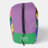 イニシャルかわいらし色と蝶の水色 ドップキット (右)