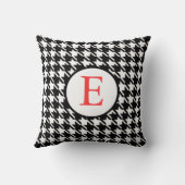 イニシャルが付いている千鳥格子のな枕 クッション (裏面)