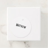 イニシャルだけのシンプルなモノグラム あなたの名前の頭文字を入れて フェイバータグ (インサイチュ)