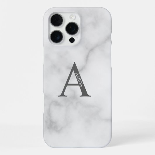 イニシャルと名前のカスタマイズ iPhoneケース (裏面)