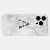 イニシャルと名前のカスタマイズ iPhoneケース (裏面横)