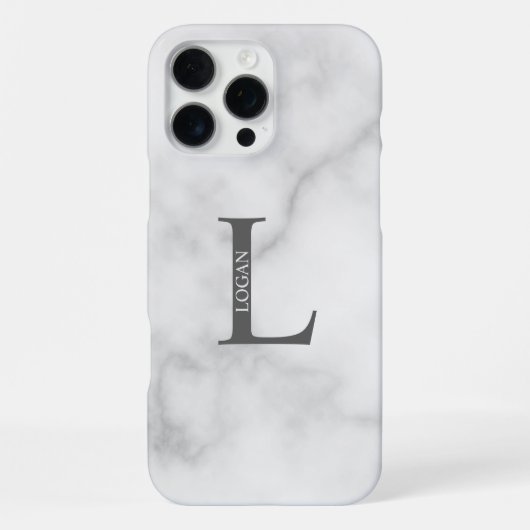イニシャルと名前のカスタマイズ iPhoneケース (裏面)