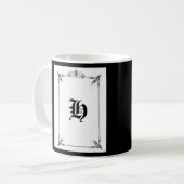 "イニシャルによってカスタマイズマグ" コーヒーマグカップ (正面左)