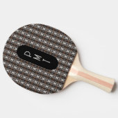 イニシャルの追加パーソナライズされた 卓球ラケット (横)