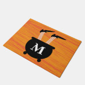 イニシャルの追加 |魔女のおしべの魔女 ドアマット (アングル)