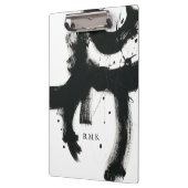 イニシャルの追加 |黒いストロ絵を描ーク クリップボード (左)