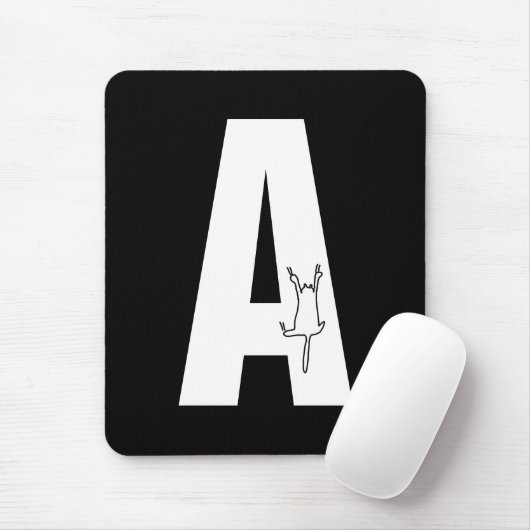 イニシャルぶら下がった付き マウスパッド (マウス)