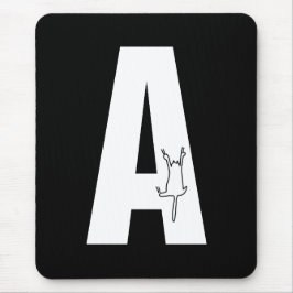 イニシャルぶら下がった付き マウスパッド