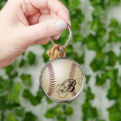 イニシャルをカスタマイズ キーホルダー (手)
