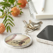 イニシャルをカスタマイズ キーホルダー (側面)