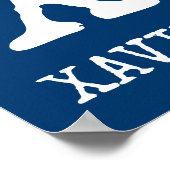 イニシャルアートプリント,トラクター,トラック,ダック,バックス ポスター (角)