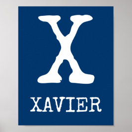 イニシャルアートプリント，トラクター，トラック，ダック，バックス ポスター