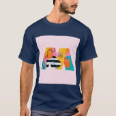 イニシャルアートTシャツ Tシャツ (正面)