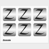 イニシャルオンメタルプレートシール スクエアシール (シート)