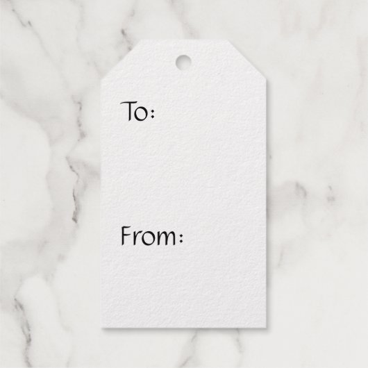 イニシャルカスタムおもしろいスターズフォイルギフトラベルセット ギフトタグ (裏面)