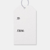 イニシャルカスタムギフトラベル ギフトタグ (裏面)