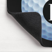 イニシャルカスタムゴルフボールボールボールボールボールボールネームモノグラム マウスパッド (コーナー)