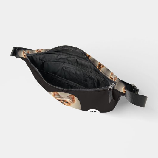 イニシャルカスタムズヨークシャーテリアーヨークシャーテリアドッグ ファニーパック (見開き)